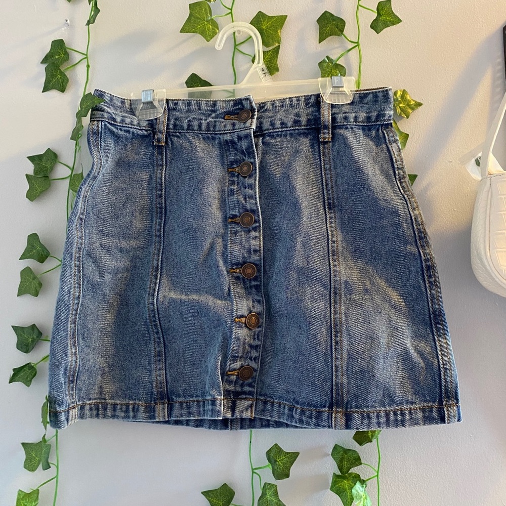 forever 21 jean skirt